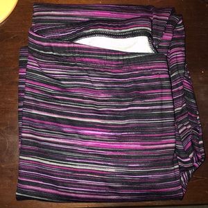 CuddleDuds Pink and Grey Leggings